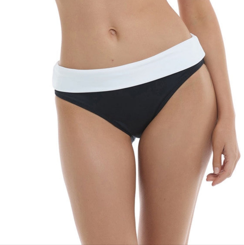Skye Women's Mid Waist Fold Over Bottoms   Med  NWT